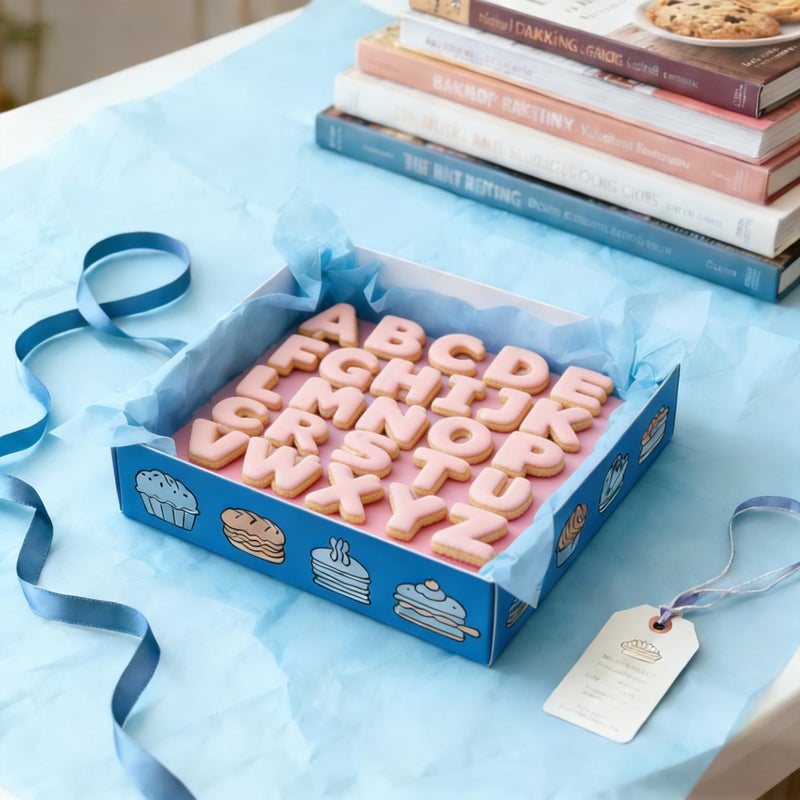 Zade Letter Cookie Cutters Shapes Large 3 Inch - 26 Pcs Stainless Steel Alphabet Letter Cookie Cutter Set Fondant Biscuit Fruit Dough Mold Tools for Sandwich, Birthday, Christmas, and Holiday Party - Image 4